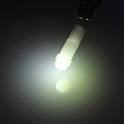 5 PCS T5 0.5W 20LM 1 LED COB LED Instrument Light Bulb Dashboard Light for Vehicles, DC 12V