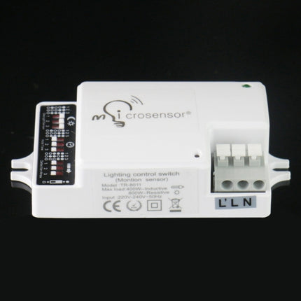 TR-8011 AC 220-240V Light Control Sensor Automatic Light DIP Switch, Detection Range: 10m