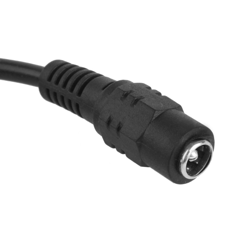 5.5 x 2.1mm Female to 2x Male DC Power Cable Connector with Switch for LED Strip, Length: 30cm