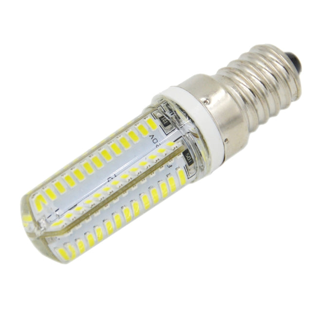 E14 5W 400LM 104 LED SMD 3014 Silicone Corn Light Bulb, AC 220V (Warm White Light)