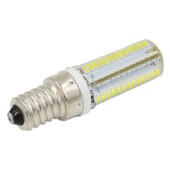 E14 5W 400LM 104 LED SMD 3014 Silicone Corn Light Bulb, AC 220V (Warm White Light)