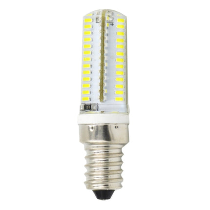 E14 5W 400LM 104 LED SMD 3014 Silicone Corn Light Bulb, AC 220V (Warm White Light)