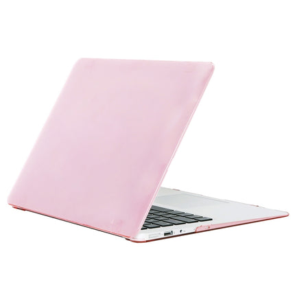 For MacBook Air 13.3 inch A1466 2012-2017 / A1369 2010-2012 Laptop Crystal Hard Protective Case, Pink
