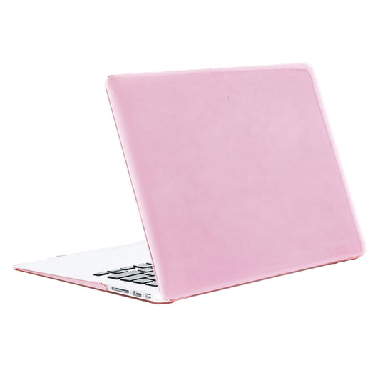 For MacBook Air 13.3 inch A1466 2012-2017 / A1369 2010-2012 Laptop Crystal Hard Protective Case, Pink, Grey