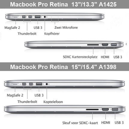Hard Crystal Protective Case for Macbook Pro Retina 15.4 inch