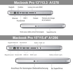 Frosted Hard Plastic Protection Case for Macbook Pro 13.3 inch A1278