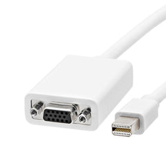 Mini Display to VGA 15 Pin Female Adapter for Apple, Mini DP to VGA 15Pin