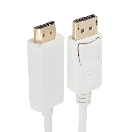 DisplayPort Male to HDMI Male Adapter Cable, Length: 1.8m, DP to HDMI Male White