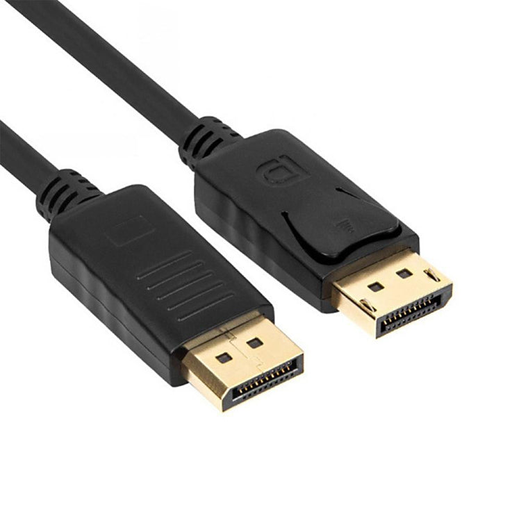 DisplayPort Male to Display Port Male Cable, Length: 1.8m, DP to DP Male (Gold plated)