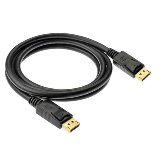 DisplayPort Male to Display Port Male Cable, Length: 1.8m, DP to DP Male (Gold plated)