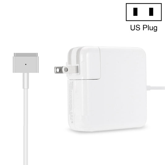 Adaptador de corriente A1436 45 W 14,85 V 3,05 A 5 pines MagSafe 2 para MacBook, longitud del cable: 1,6 m, enchufe de EE. UU., enchufe de EE. UU. de 45 W