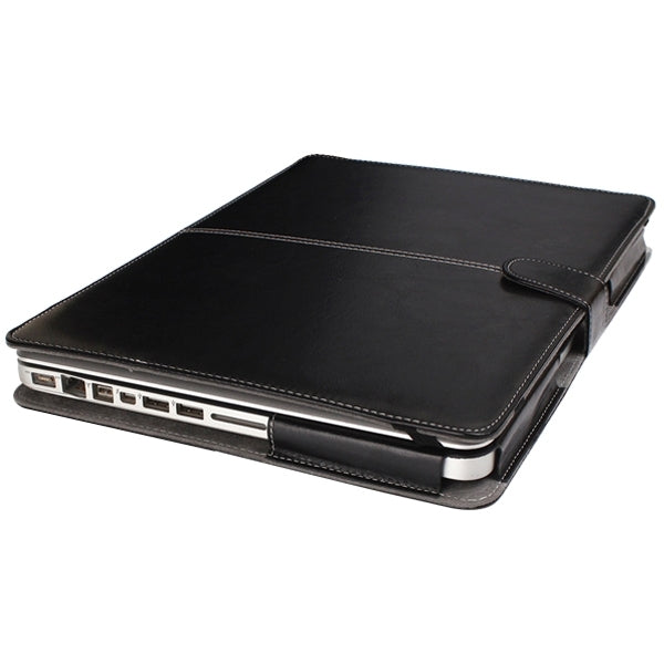 Notebook-Ledertasche mit Druckknopf für 13,3 Zoll MacBook Pro