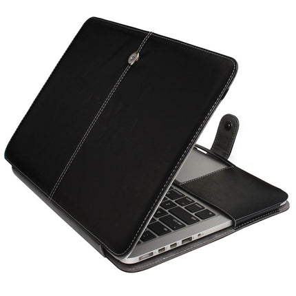 Notebook Leather Case with Snap Fastener for 13.3 inch MacBook Pro Retina