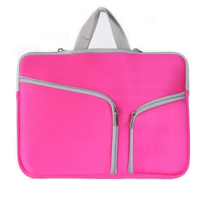 Bolso de mano con cremallera y doble bolsillo para portátil MacBook Air de 11,6 pulgadas