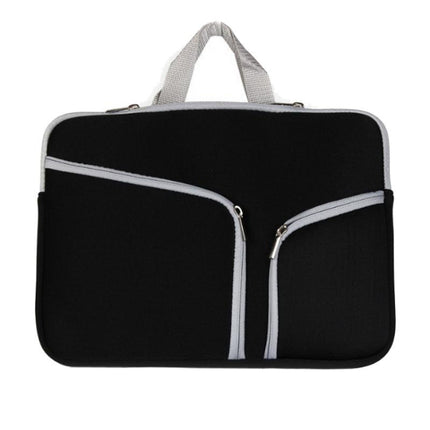 Bolso de mano con cremallera y doble bolsillo para portátil para MacBook Air de 13 pulgadas