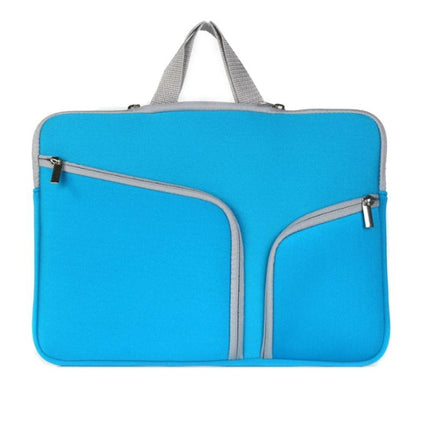 Bolso de mano con cremallera y doble bolsillo para portátil para MacBook Air de 13 pulgadas