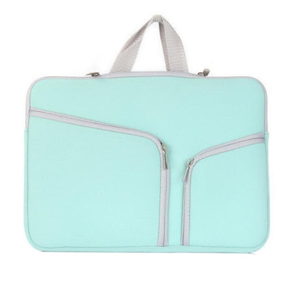 Bolso de mano con cremallera y doble bolsillo para portátil para MacBook Air de 13 pulgadas
