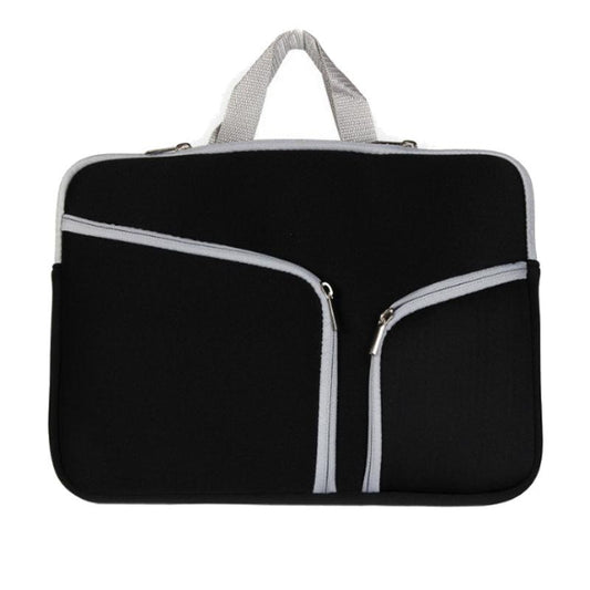 Bolso de mano con cremallera y doble bolsillo para portátil para MacBook Pro de 15 pulgadas