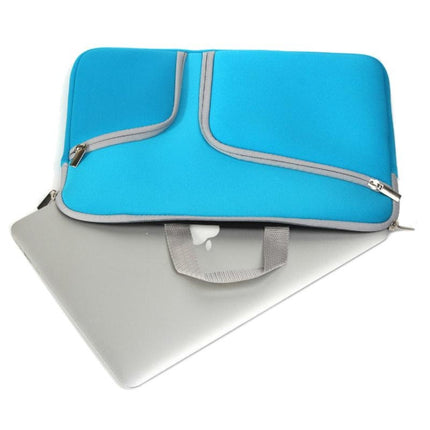 Bolso de mano con cremallera y doble bolsillo para portátil para MacBook Pro de 15 pulgadas