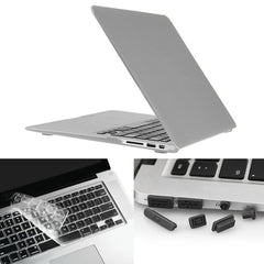 ENKAY for Macbook Air 11.6 inch (US Version) / A1370 / A1465 Hat-Prince 3 in 1 Frosted Hard Shell Plastic Protective Case with Keyboard Guard & Port Dust Plug