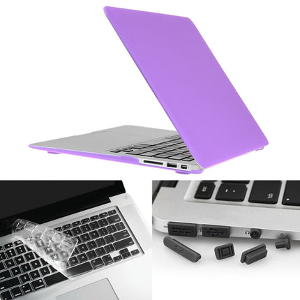 ENKAY para Macbook Air de 13,3 pulgadas (versión de EE. UU.) / A1369 / A1466 Hat-Prince - Estuche protector de plástico rígido esmerilado 3 en 1 con protector de teclado y tapón antipolvo para puertos