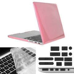 ENKAY for Macbook Pro Retina 13.3 inch (US Version) / A1425 / A1502 Hat-Prince 3 in 1 Crystal Hard Shell Plastic Protective Case with Keyboard Guard & Port Dust Plug