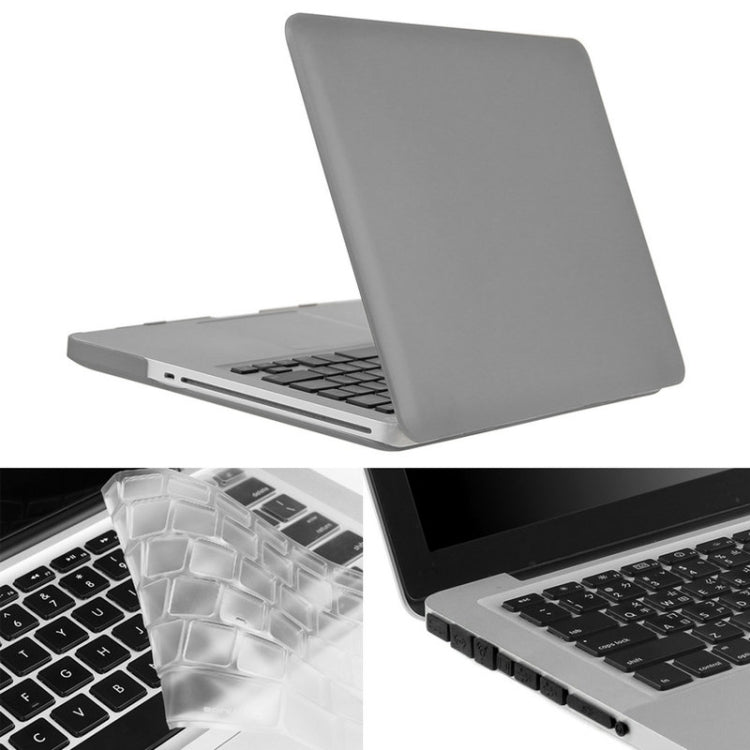 ENKAY für Macbook Pro 13,3 Zoll (US-Version) / A1278 Hat-Prince 3 in 1 Frosted Hartschalen-Schutzhülle aus Kunststoff mit Tastaturschutz und Staubschutzstecker