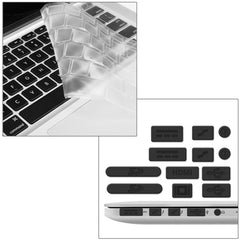 ENKAY para MacBook Pro Retina de 15,4 pulgadas (versión estadounidense) / A1398 Hat-Prince 3 en 1 Estuche protector de plástico rígido esmerilado con protector de teclado y tapón antipolvo para puertos