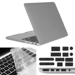 ENKAY para MacBook Pro Retina de 15,4 pulgadas (versión estadounidense) / A1398 Hat-Prince 3 en 1 Estuche protector de plástico rígido esmerilado con protector de teclado y tapón antipolvo para puertos