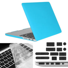 ENKAY para MacBook Pro Retina de 15,4 pulgadas (versión estadounidense) / A1398 Hat-Prince 3 en 1 Estuche protector de plástico rígido esmerilado con protector de teclado y tapón antipolvo para puertos