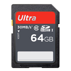 64GB Ultra High Speed Class 10 SDHC Camera Memory Card (100% Real Capacity), 64GB