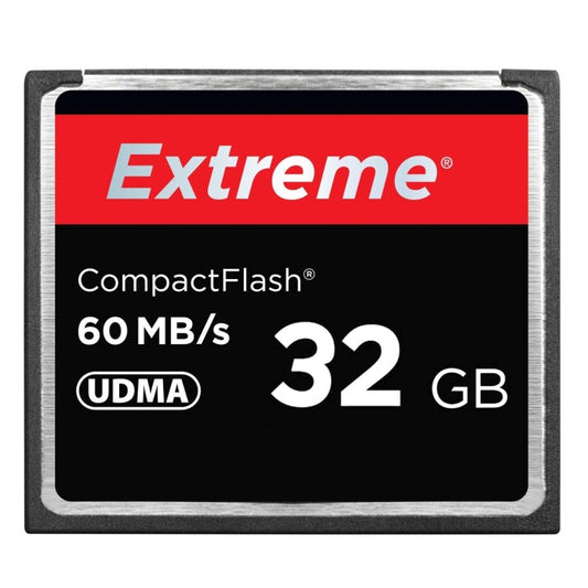 32GB Extreme Compact Flash Card, 400X Read  Speed, up to 60 MB/S (100% Real Capacity), 32GB