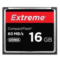 16GB Extreme Compact Flash Card, 400X Read  Speed, up to 60 MB/S (100% Real Capacity), 16GB