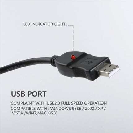 USB Microphone Cable, Cable Length: 3.5M, Length: 3.5M