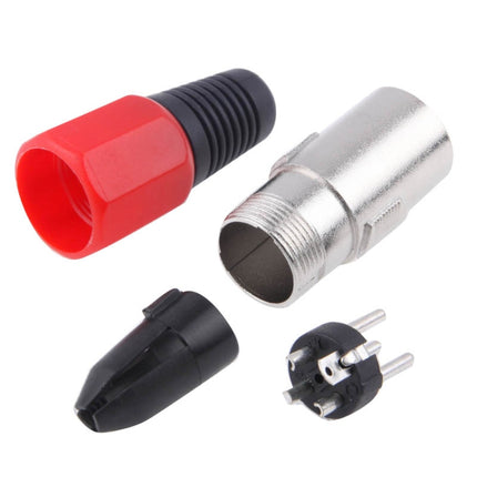 3 Pin XLR Male Plug Microphone Connector Adapter, Male Plug