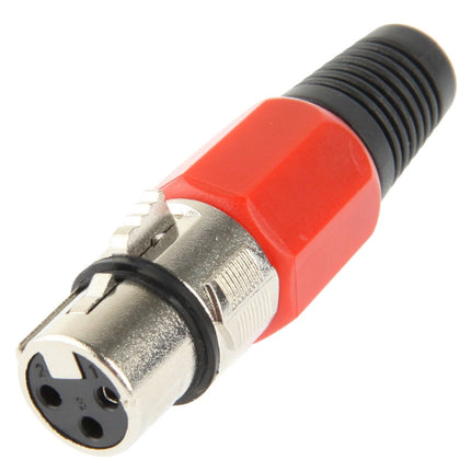 3 Pin XLR Female Plug Microphone Connector Adapter, Female Plug