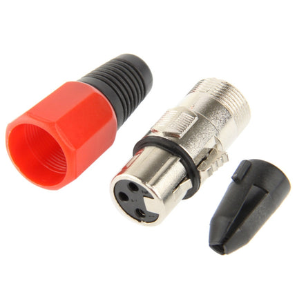 3 Pin XLR Female Plug Microphone Connector Adapter, Female Plug