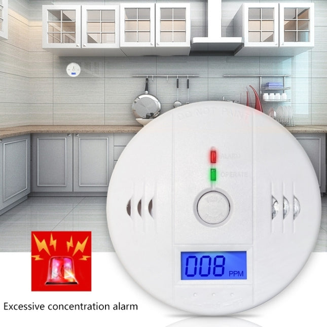 Gas Carbon Monoxide Detector Sensor Unit LCD CO Safety Alarm Tester