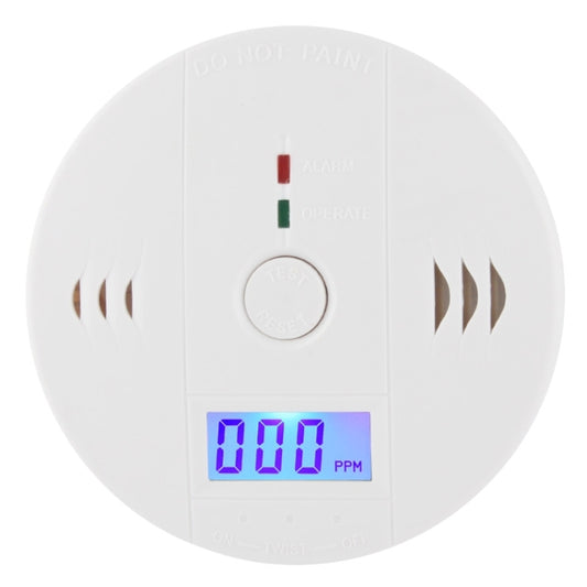 Gas Carbon Monoxide Detector Sensor Unit LCD CO Safety Alarm Tester, CO999