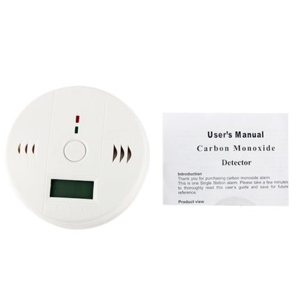 Gas Carbon Monoxide Detector Sensor Unit LCD CO Safety Alarm Tester