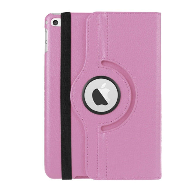 Litchi Texture 360 Degree Rotating Smart Leather Case with Holder for iPad mini 4 / mini 5