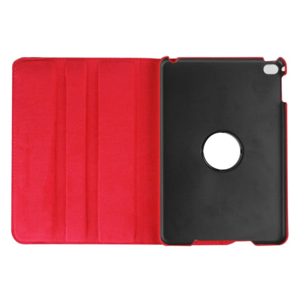 Litchi Texture 360 ​​Grad drehbare Smart-Lederhülle mit Halterung für iPad mini 4 / mini 5