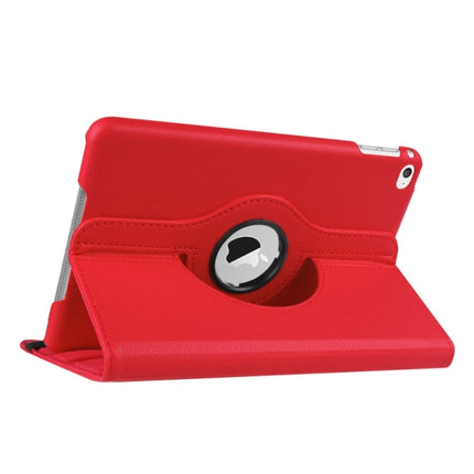 Litchi Texture 360 ​​Grad drehbare Smart-Lederhülle mit Halterung für iPad mini 4 / mini 5