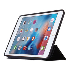 Horizontal Flip Solid Color Leather Case with Holder & Sleep / Wake-up Function for iPad mini 4