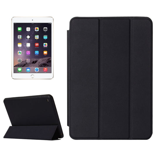 Horizontal Flip Solid Color Leather Case with Holder & Sleep / Wake-up Function for iPad mini 4