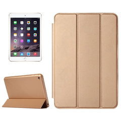 Horizontal Flip Solid Color Leather Case with Holder & Sleep / Wake-up Function for iPad mini 4