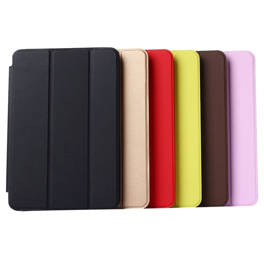 Horizontal Flip Solid Color Leather Case with Holder & Sleep / Wake-up Function for iPad mini 4