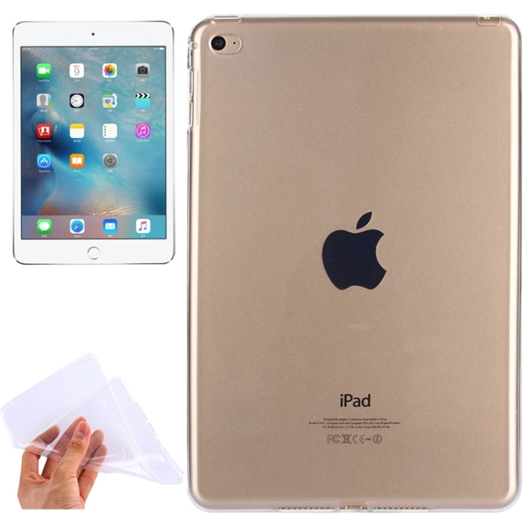 Transparent and Soft TPU Protective Case for iPad mini 4