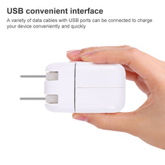 10W USB Charging Adapter with Foldable Plug, US Plug, US Plug