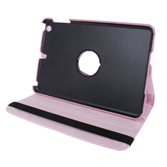 360 Degree Rotatable Litchi Texture Leather Case with Holder for iPad mini / mini 2 Retina